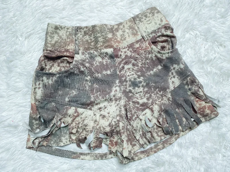 Cowhide Fringe Shorts