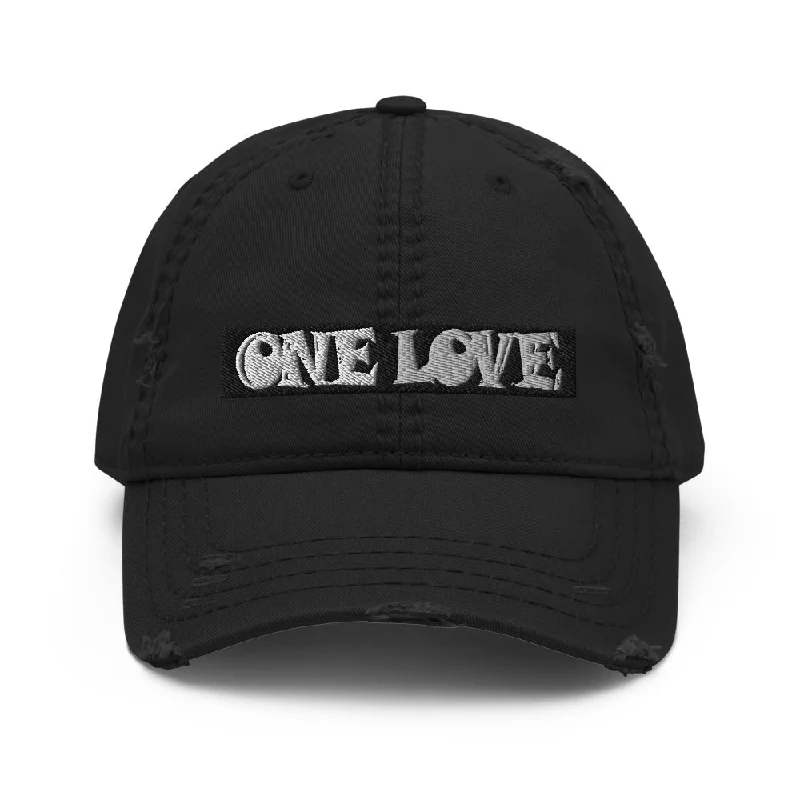 Distressed Dad Hat #onelove