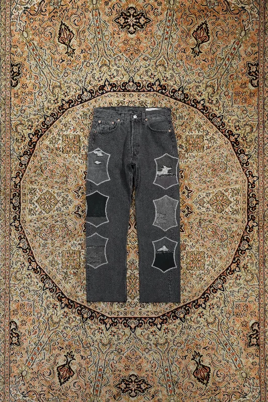 Children of the discordance NY: BORO PATCH DENIM TYPE B (BLACK)