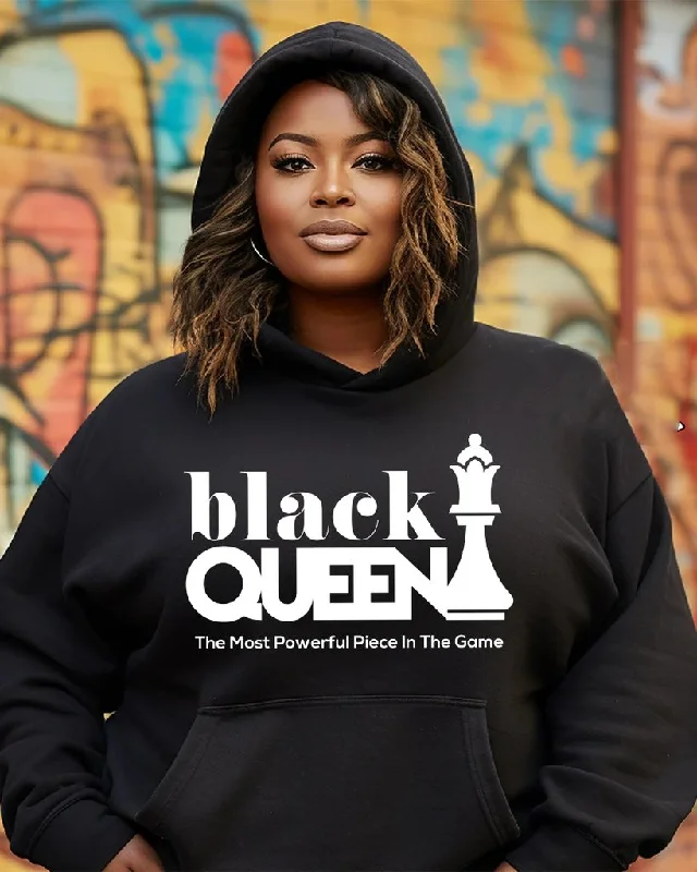 Funny Black Queen Long Sleeves Hoodie