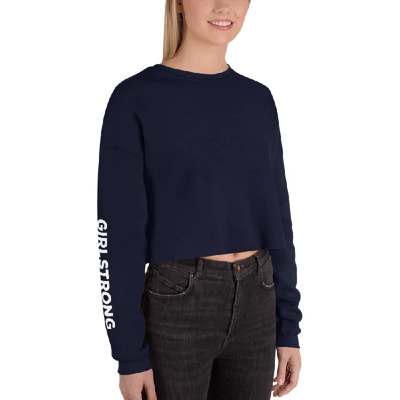 EVERYDAY FLEECE CROPPED SWEATSHIRT NAVY