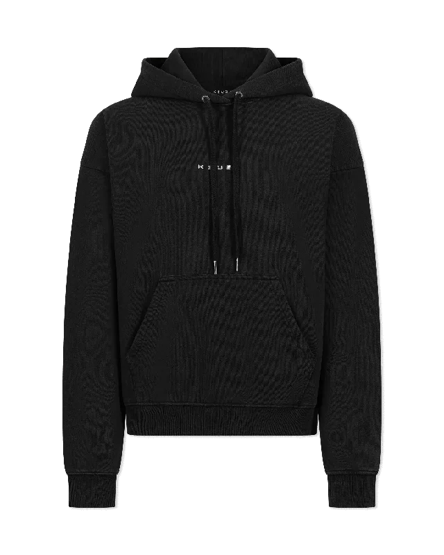 Ksubi Jeans Dymo Hoodie Tru Black