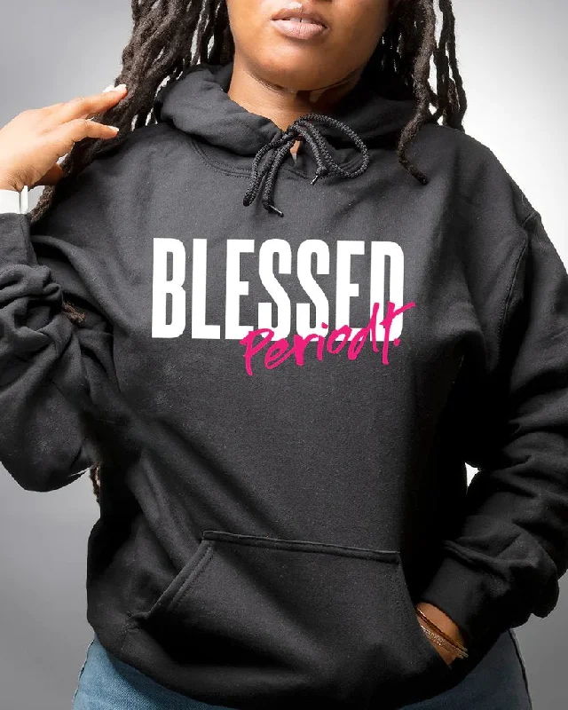 Blessed Periodt Long Sleeves Hoodie