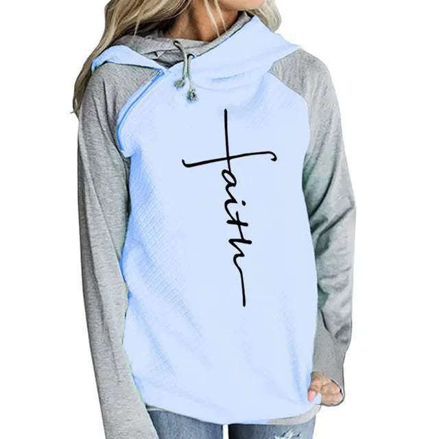 Faith Print Shirt Women T-Shirt