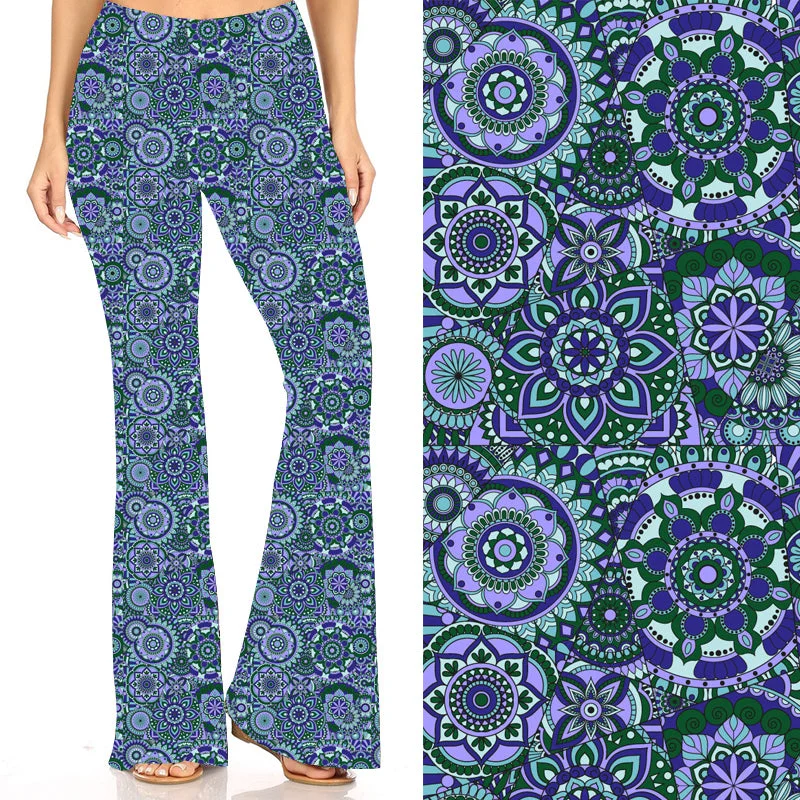 Many Mandala Deluxe Bell Bottoms