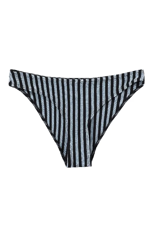 Blue Striped Tencel/Wool Underwear