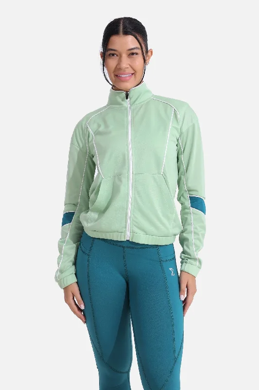 Quiet Green Tracksuit Jacket