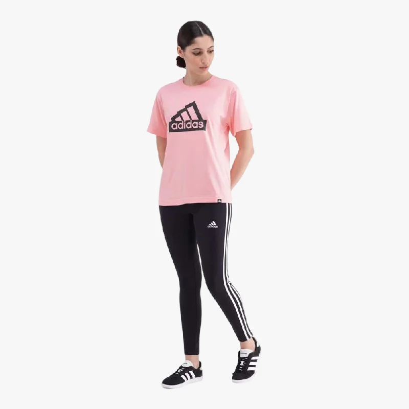 Adidas Womens Short Sleeve Tee Semi Pink Spark