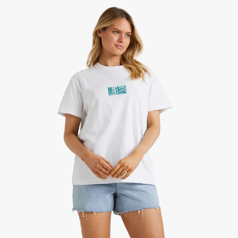 Billabong Womens Surf High Short Sleeve Tee White