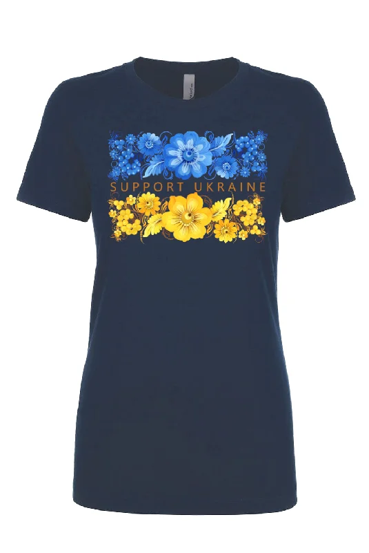 Female fit t-shirt "Support Ukraine"