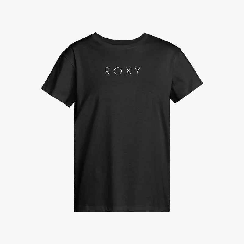 Roxy Womens Just Do You Short Sleeve Tee Anthracite