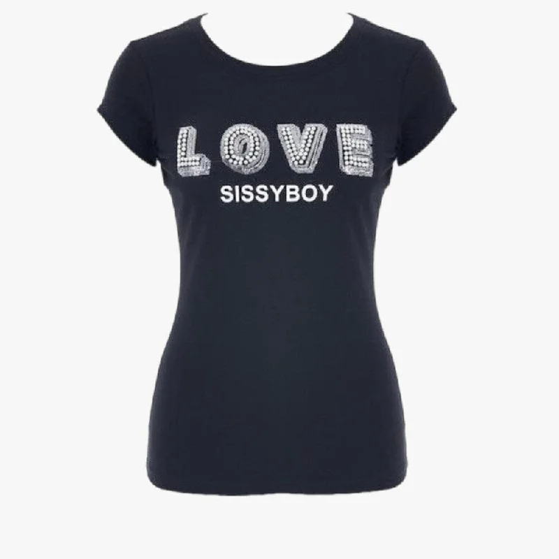 Sissy Boy Regular Short Sleeve Top Black