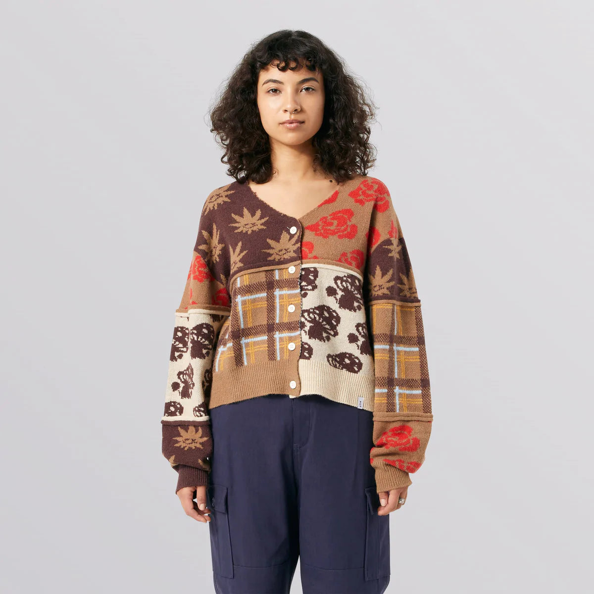 Huf Nature Patchwork Cardigan