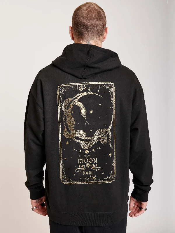 Moon Tarot Gold Foil Unisex Hoodie