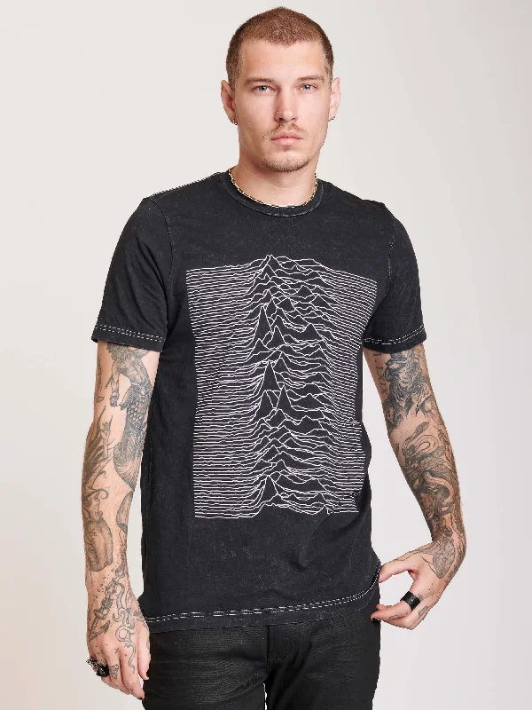 Mineral Wash Unknown Pleasures T-shirt