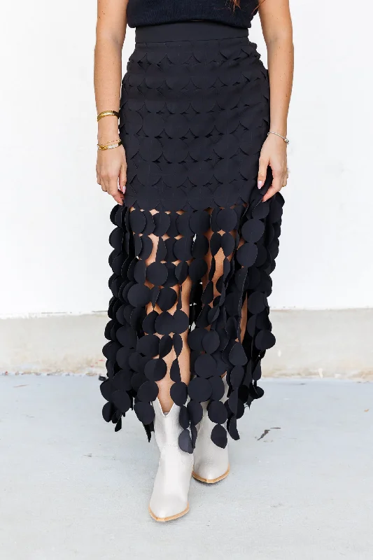 CHER LASER-CUT SKIRT