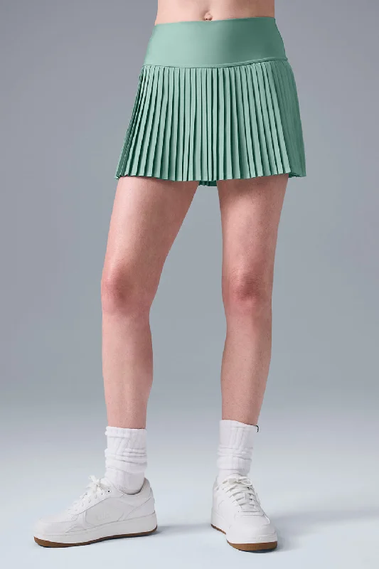 Grand Slam Tennis Skirt - Botanical Green