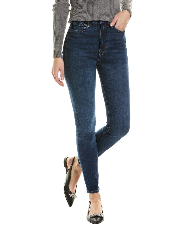 7 For All Mankind Sophie Blue Ultra High-Rise Skinny Jean