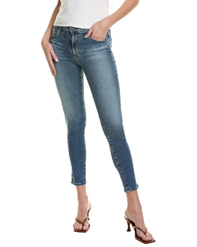 AG Jeans The Farrah Spiritual High-Rise Skinny Ankle Cut