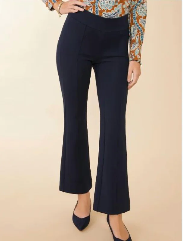 Brooke Ponte Trouser (Slate Blue)