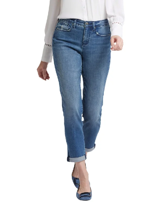 NYDJ Petite Margot Cascade Wave Girlfriend Jean