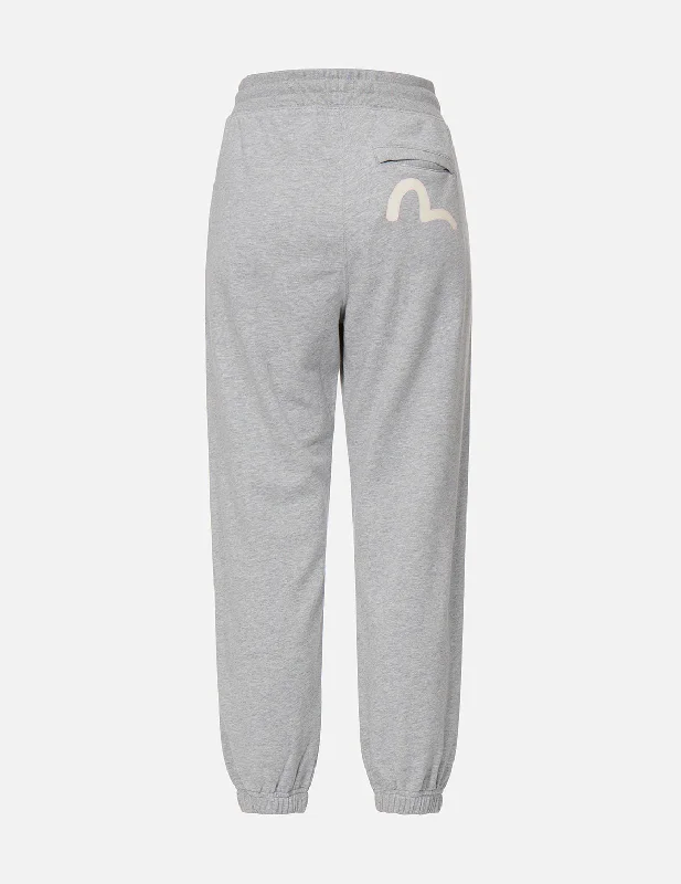 Seagull Print High-Waist Sweatpants