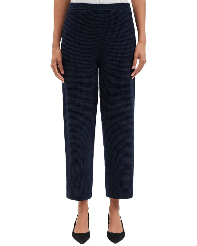 Theory Waffle Knit Wool & Cashmere-Blend Pant