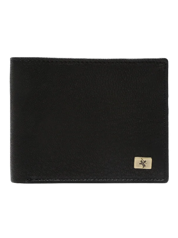 Men Black Bifold Wallet