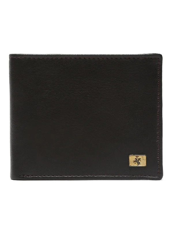 Men Brown Bifold Wallet