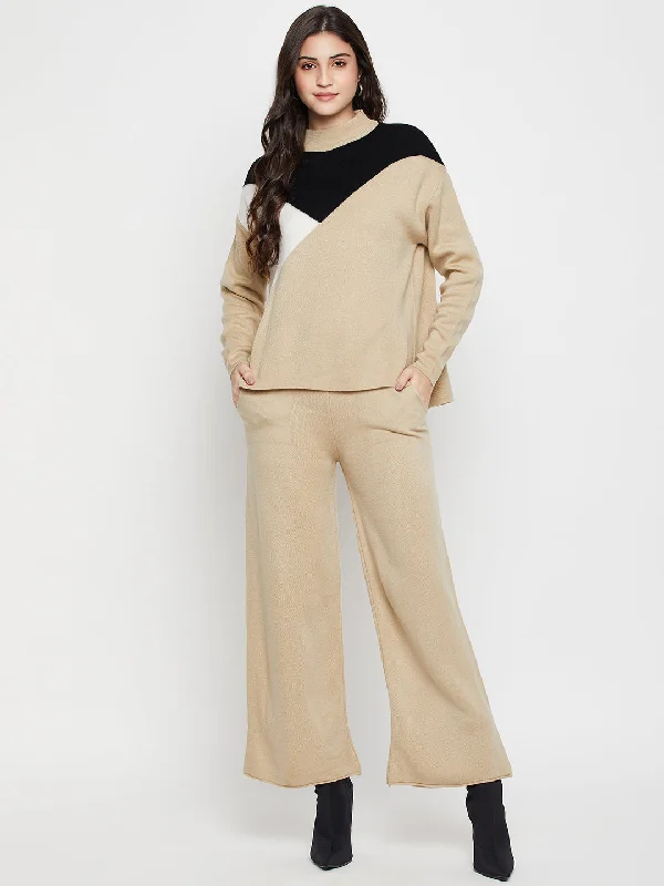 Women Beige Co-Ord Set