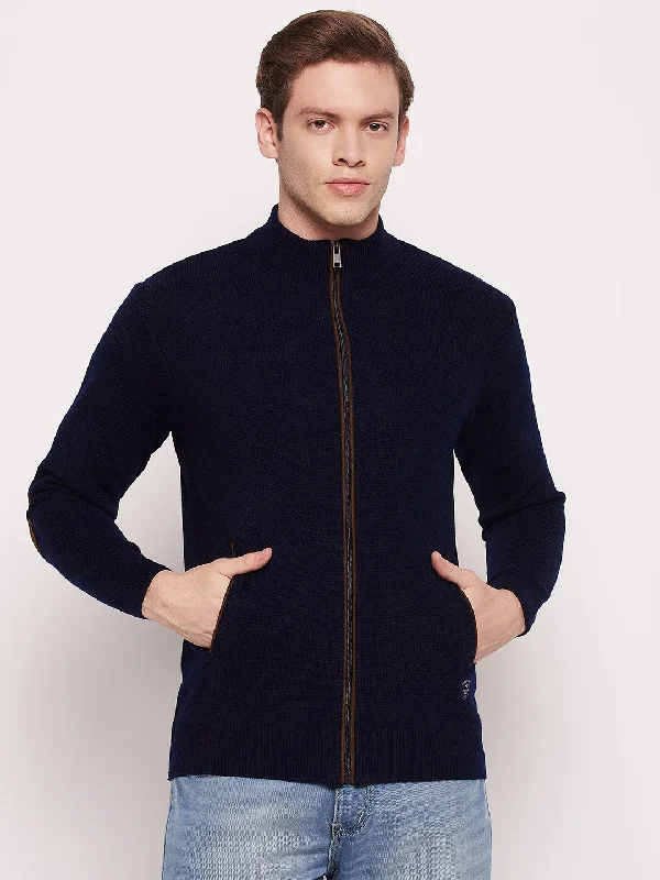 Men Navy Sweater