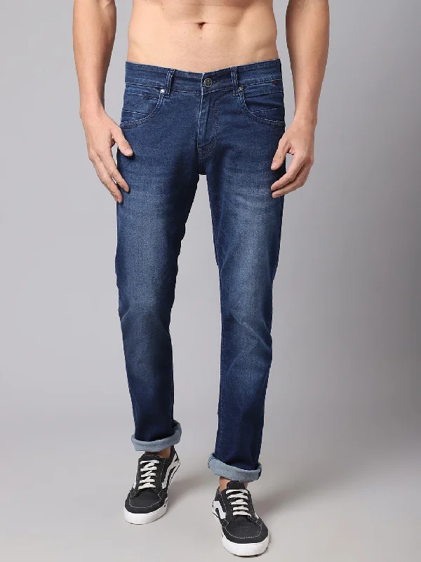 Mens Dark Mercerised Denim